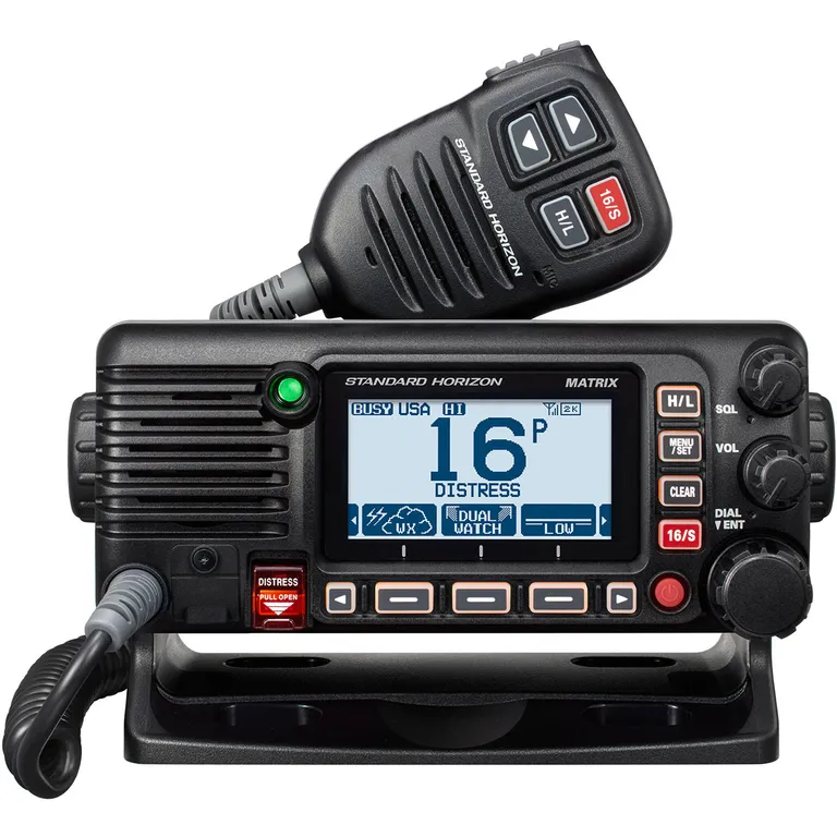 Standard Horizon GX2410E fastmontert VHF med GPS, AIS-mottaker og NMEA2000