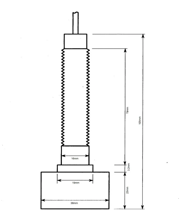 Nasa Target dybdeinstrument (med giver)