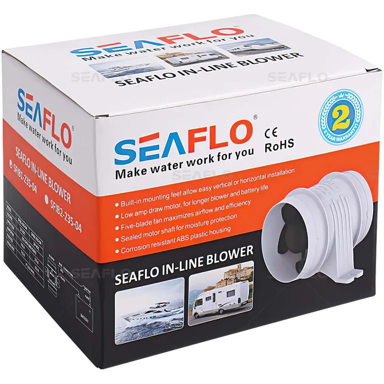 SeaFlo Utsugningsvifte Blower 3" 12V
