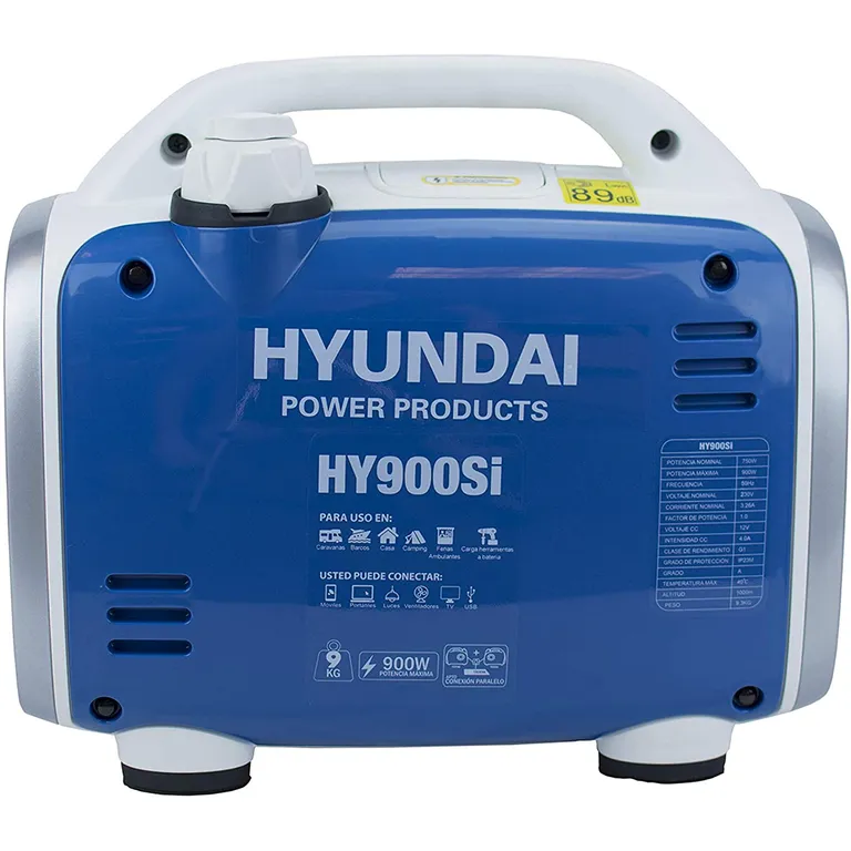 Hyundai HY900Si inverter strømaggregat, 900 W, ren sinus