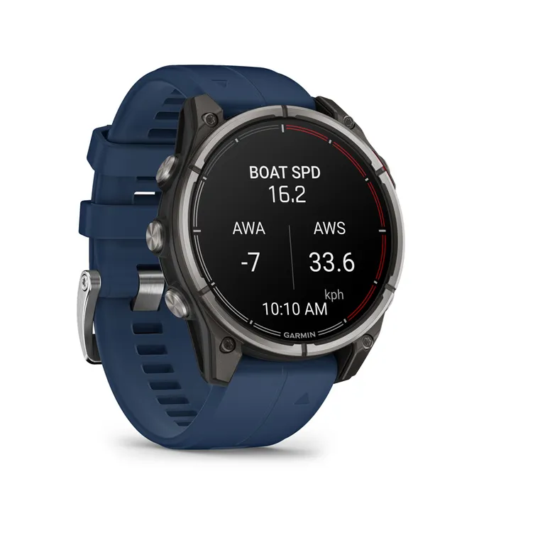 Garmin quatix 8, 47 mm maritim smartklokke med AMOLED-skjerm