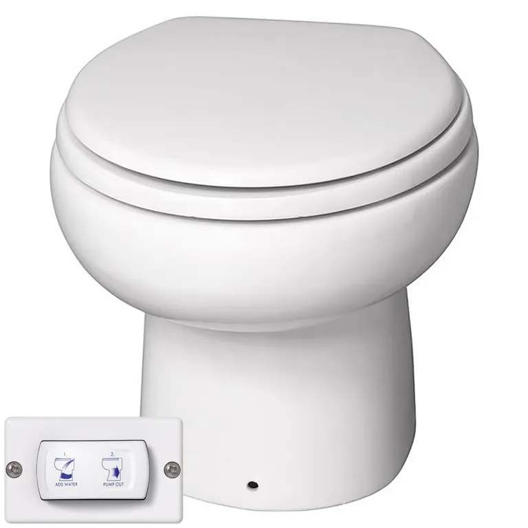 Sanimarin SN31C elektrisk toalett, 12V med manuelt kontrollpanel