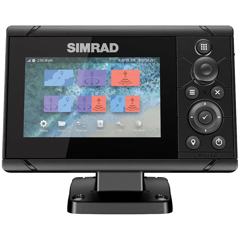 Simrad Cruise 5" kartplotter med ekkolodd inkl. giver