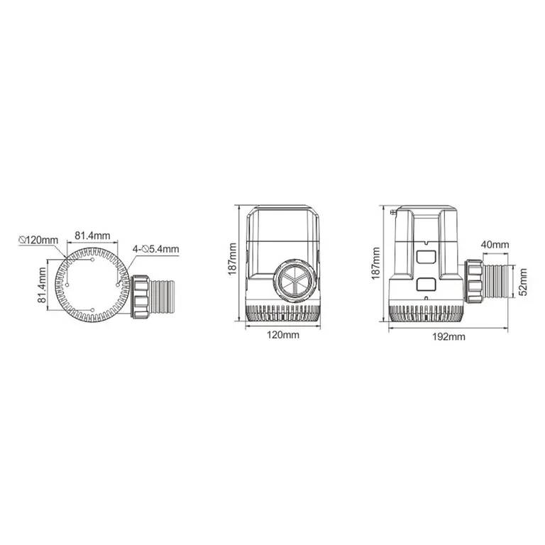 Seaflo Lensepumpe 4700GPH 24V