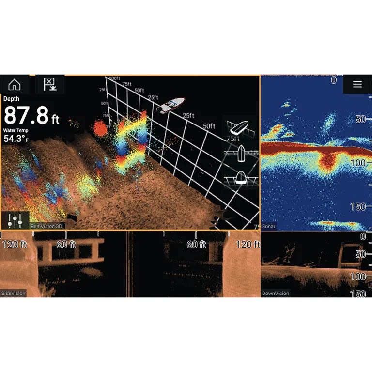 Raymarine RV-220 gjennomgående bronsegiver 14-26° (styrbord og babord)