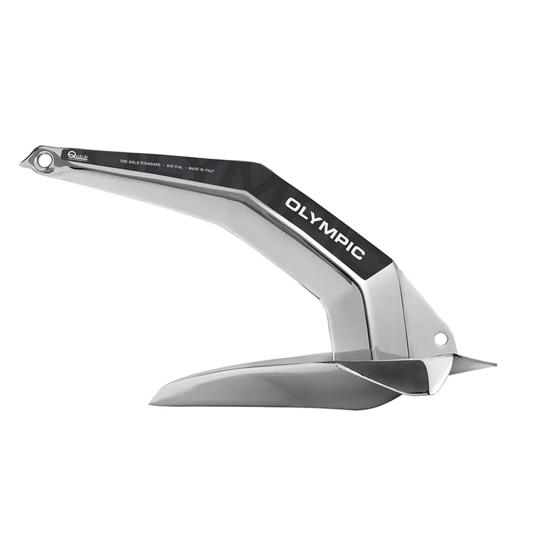 Quick Olympic anker - blankpolert syrefast stål, 10 kg