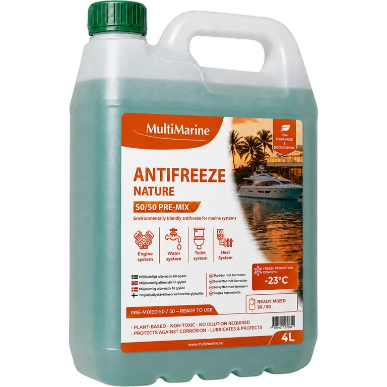 MultiMarine miljøvennlig frostvæske ferdigblandet 50/50 4 liter
