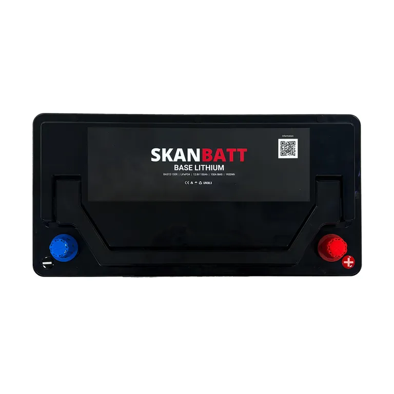 Skanbatt Base Lithium 12V 150Ah 150A BMS Bobil