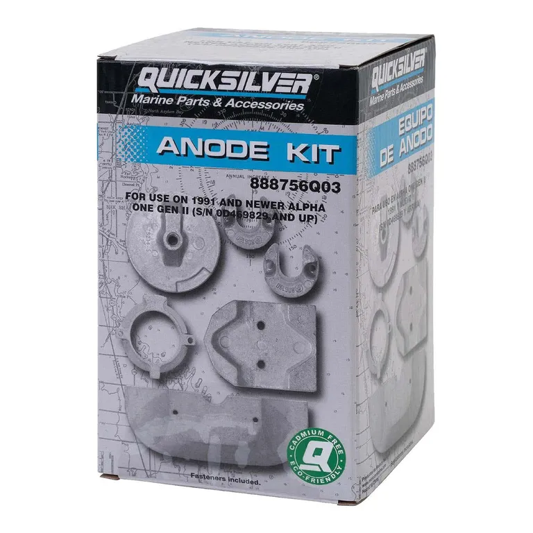 Quicksilver Mercruiser Anodesett Alu Alpha One Gen. 2