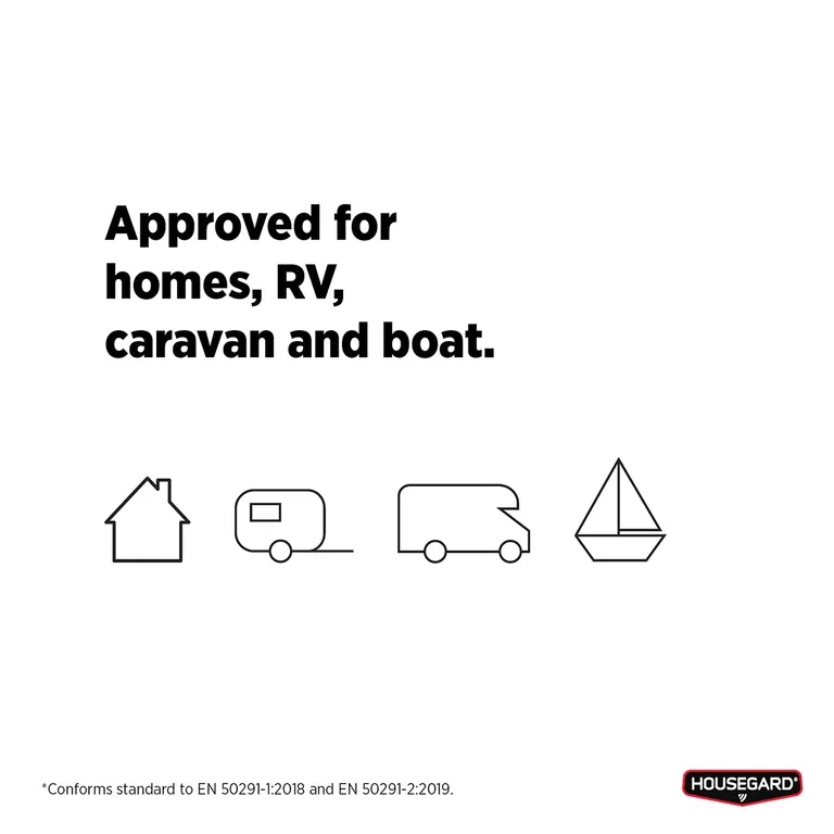 Housegard CA108 CO-alarm batteridrevet