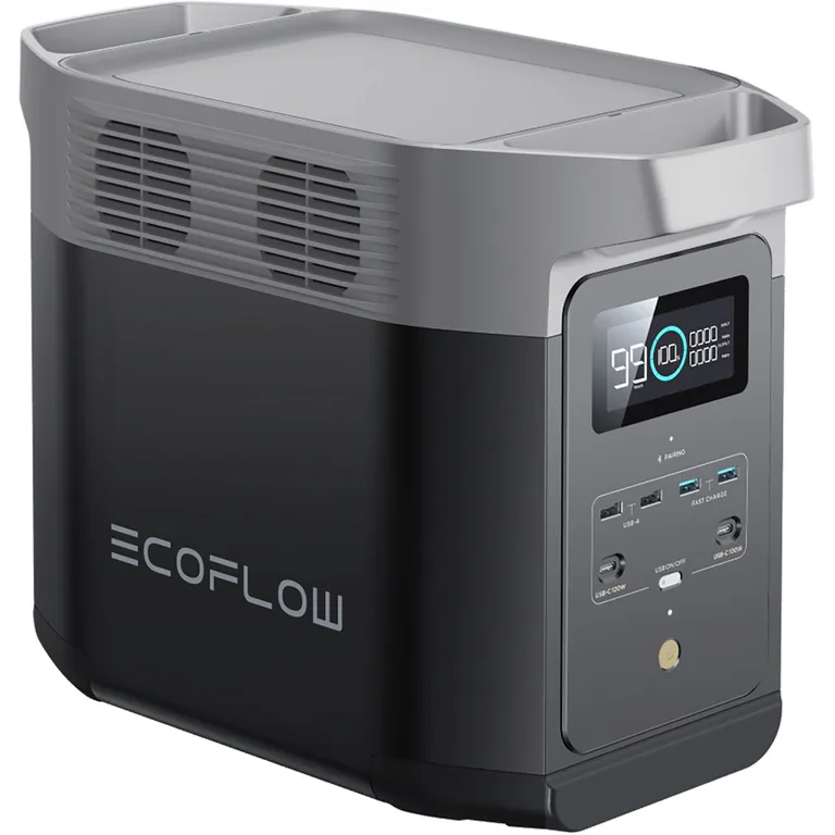 EcoFlow Delta 2 bærbar strømforsyning 1024Wh-1800W