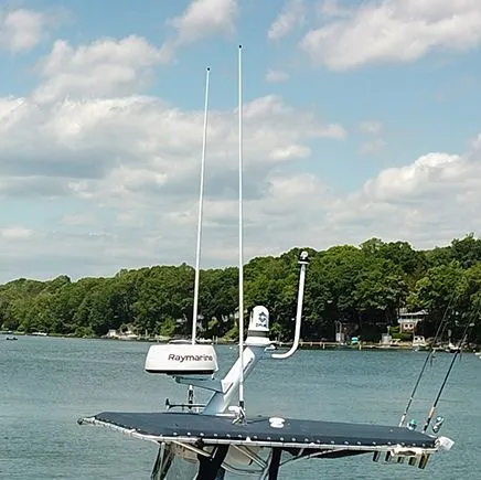 Scanstrut festeplate til Dual Power Tower Compact passer til Furuno