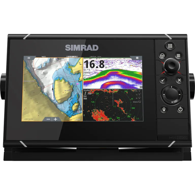 Simrad NSS7 evo3 kartplotter med ekkolodd