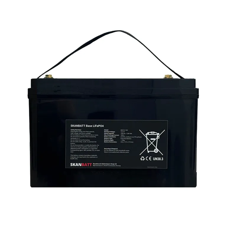 Skanbatt Base Lithium 12V 100Ah 100A BMS