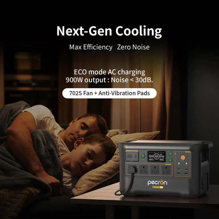 Pecron F3000LFP Strømstasjon 3072Wh 3600W