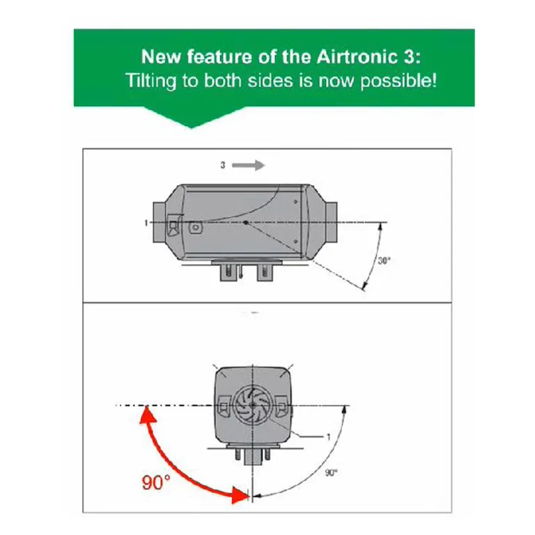 Eberspächer Airtronic M3 D4R luftvarmer (12V)
