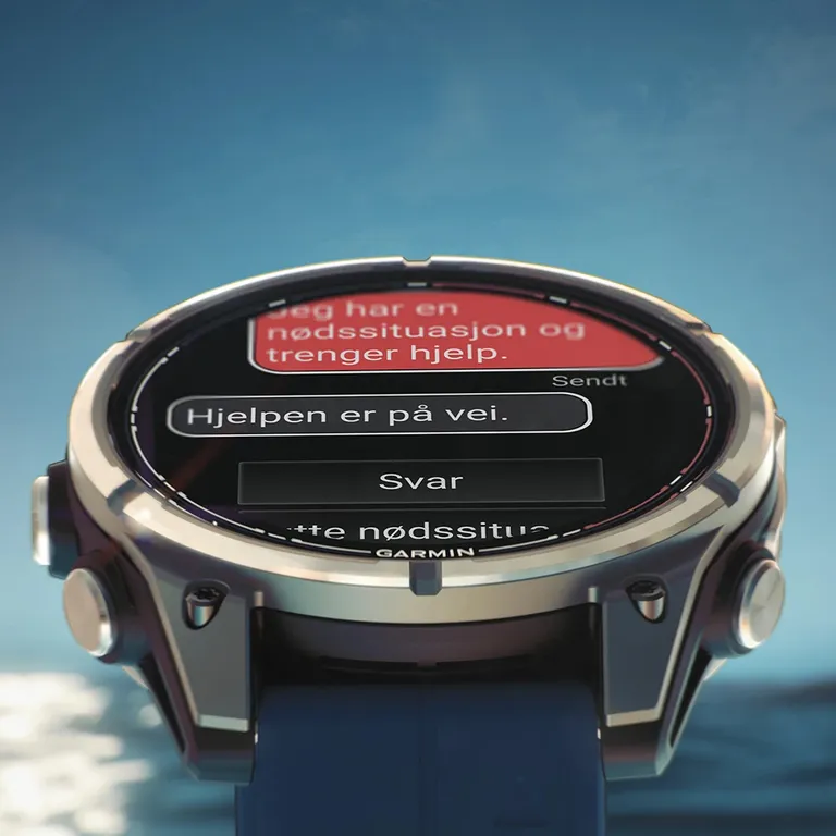 Garmin quatix 8 PRO, 47 mm maritim smartklokke med AMOLED-skjerm og inReach