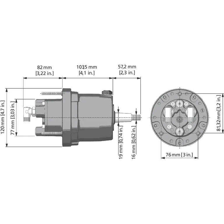 Ultraflex Hytech Hydraulisk styring 175HK