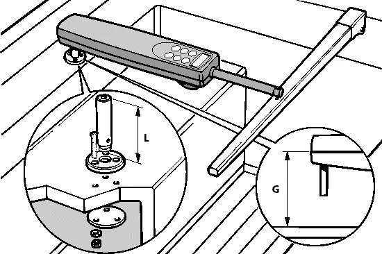 Raymarine pidestallfeste for rorkultpilot - 89mm
