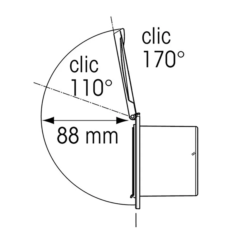 Plastimo Deck Shower blandebatteri (hvit)