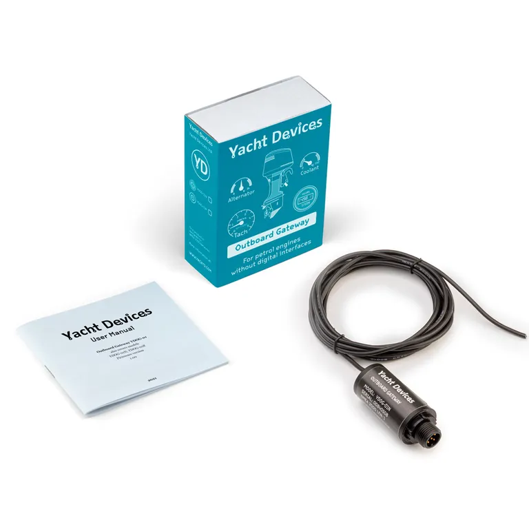 Yacht Devices Outboard Gateway YDOG-01N, NMEA 2000 motordata-gateway. NMEA 2000 Micro-C plugg