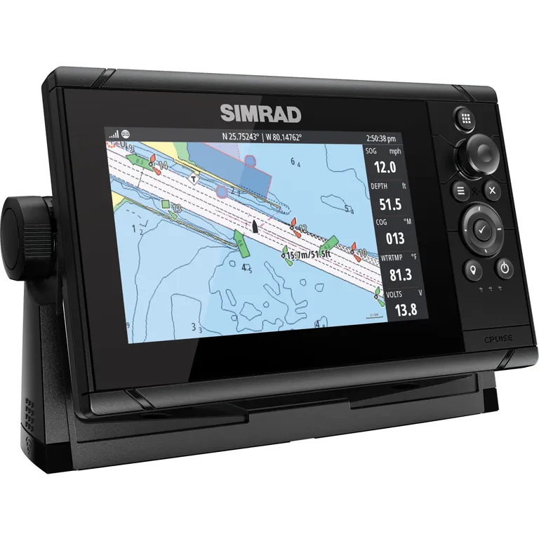 Simrad Cruise 7" kartplotter med ekkolodd inkl. giver