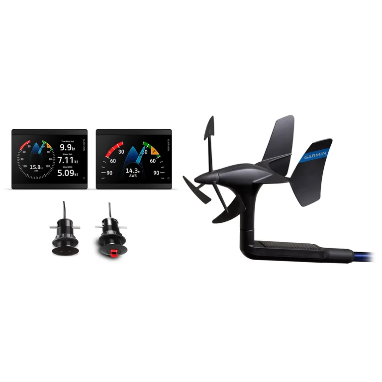 Garmin GMI 40 trådløs seilbåtpakke med 2 instrumenter, gWind Wireless 2, GDT 43 og GST 43