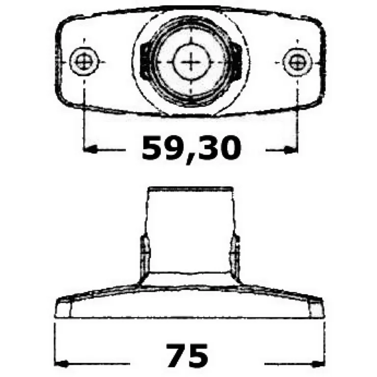 Osculati Evoled ankerlanterne 12V