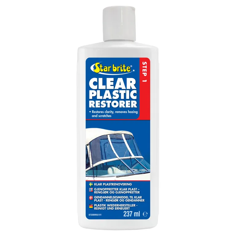 Star Brite Clear Plastic Restorer 237ml - Step 1