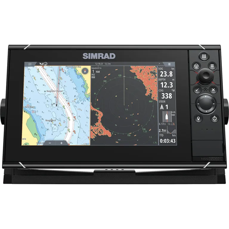 Simrad NSS9 evo3S kartplotter og HALO20+ radarpakke