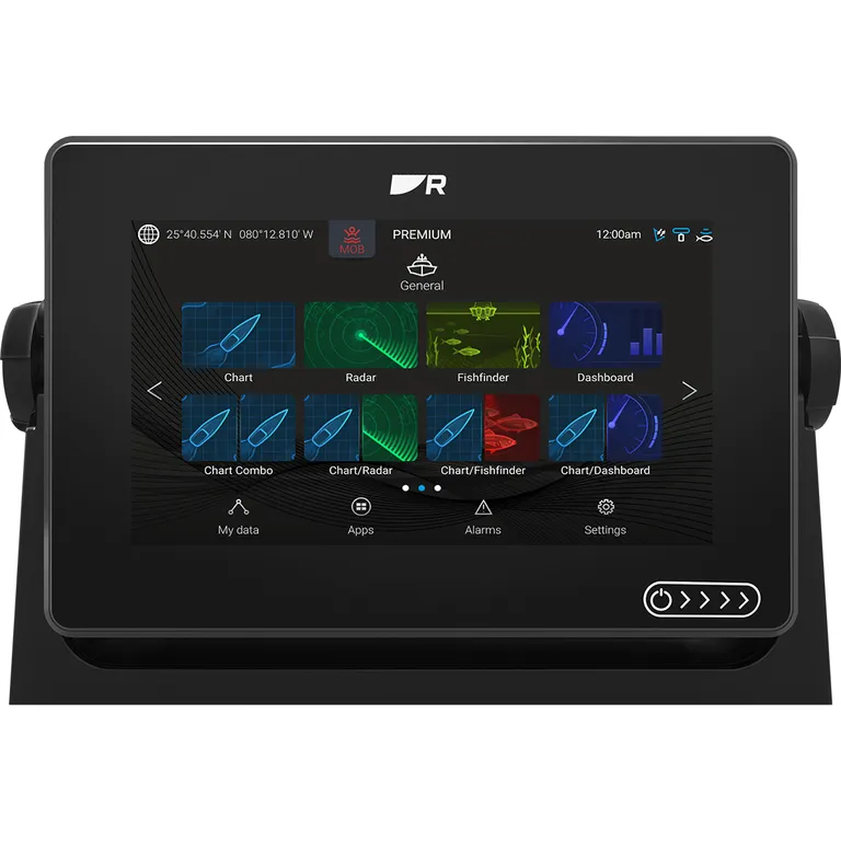 Raymarine Axiom+ 7 RV 7" kartplotter med ekkolodd