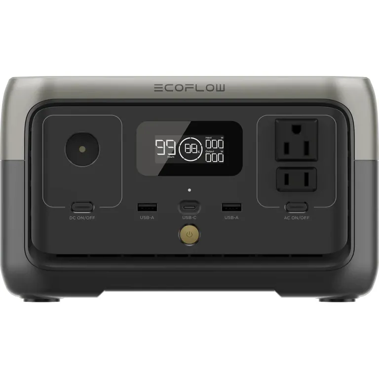 EcoFlow River 2 bærbar strømforsyning 256Wh-300W