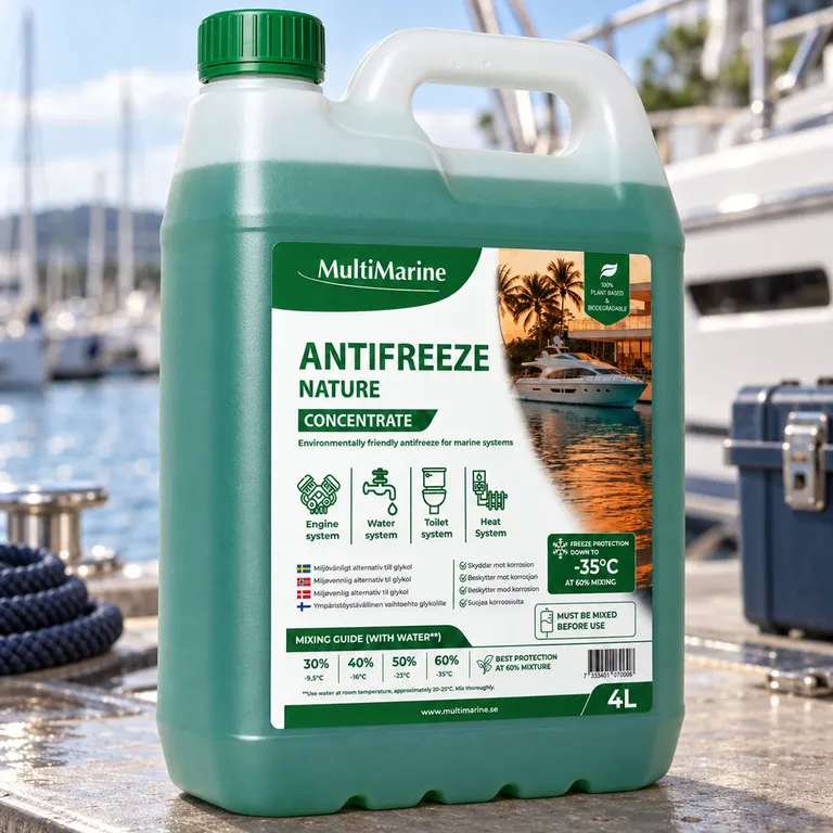 MultiMarine miljøvennlig frostvæske konsentrat 4 liter