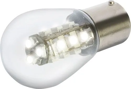 Båtsystem BA15D LED-pære til spotlight (to-polet bajonettfatning)