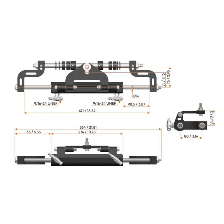 Multisteer Styresylinder 115AF