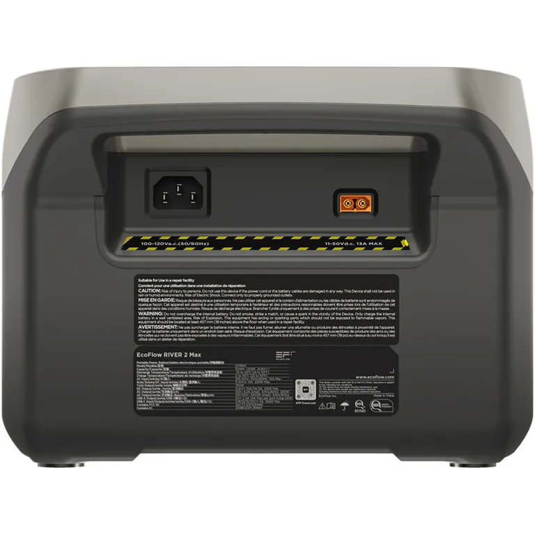 EcoFlow River-2 Max bærbar strømforsyning 512Wh-500W