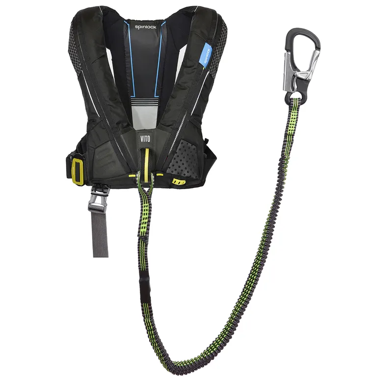 Spinlock Deckvest Vito 275N oppblåsbar redningsvest med lys