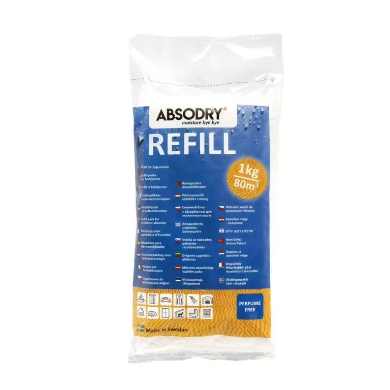 AbsoDry Pro Fuktslukerpose Refill 1 kg
