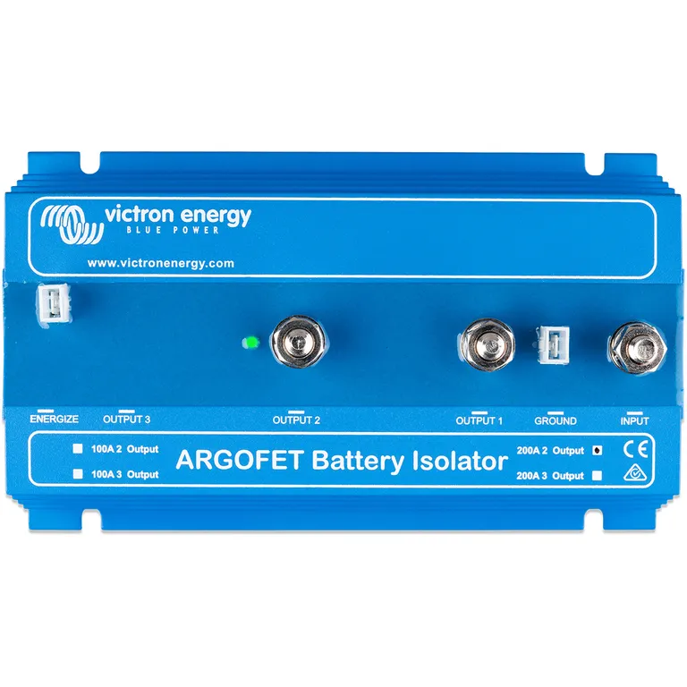 Victron Argofet 200-2 Batteriisolator to batteribanker 200A
