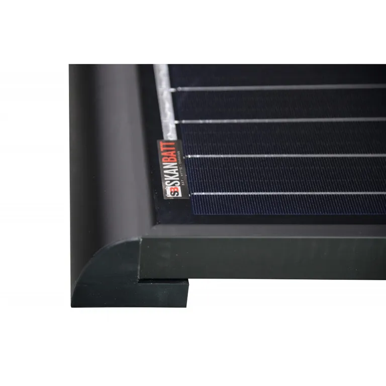 Skanbatt Aero 200W panel med 7M kabel og fastmonterte spoilere