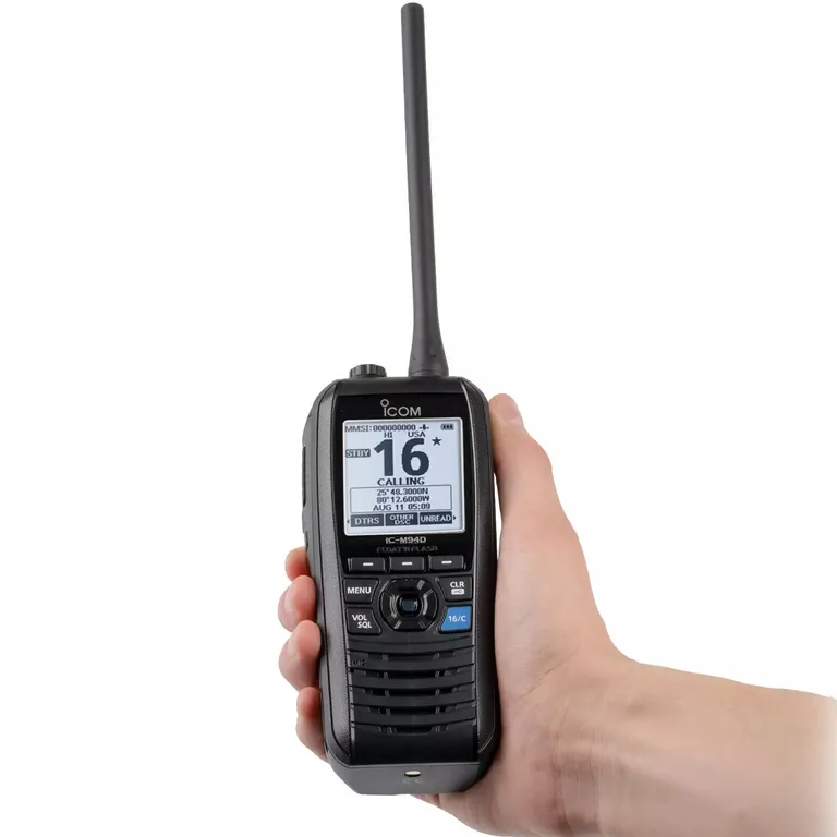 ICOM IC-M94D håndholdt VHF med AIS, GPS og DSC