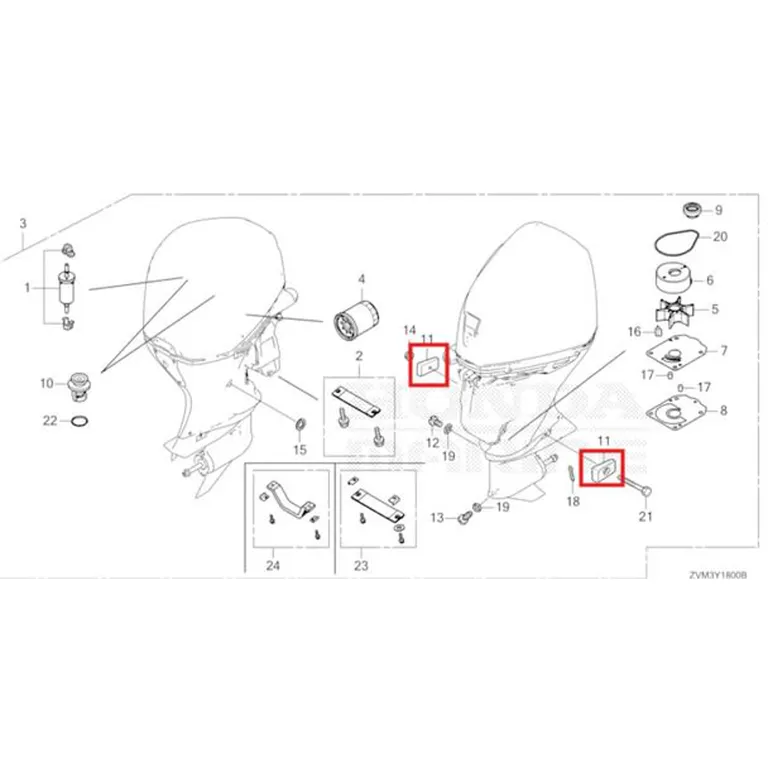  Honda Kileanode BF60-BF350