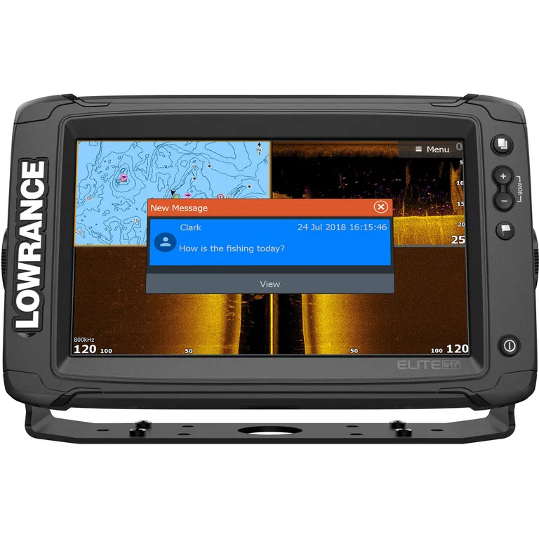 Lowrance Elite-9 Ti2 kartplotter med ekkolodd