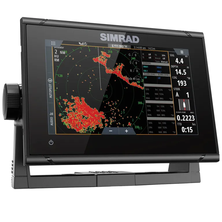 Simrad GO7 XSR kartplotter med ekkolodd