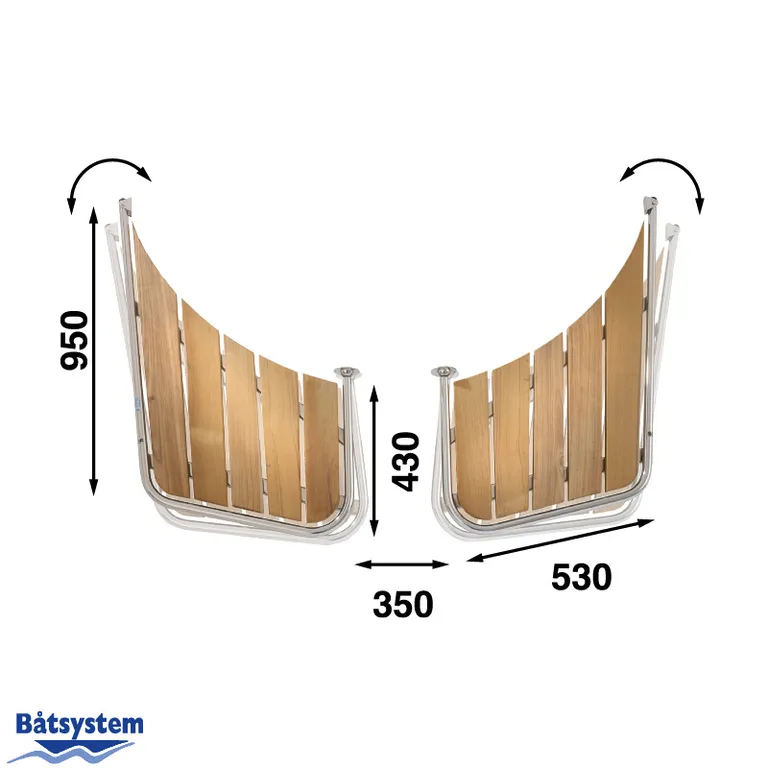 Båtsystem Badeplattform PS55