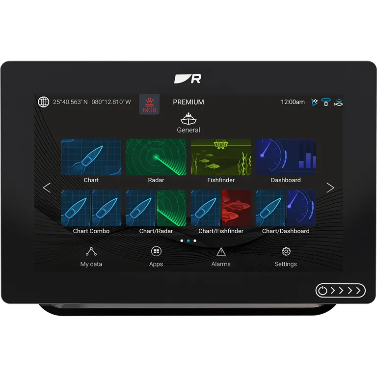 Raymarine Axiom+ 9 RV 9" kartplotter med ekkolodd
