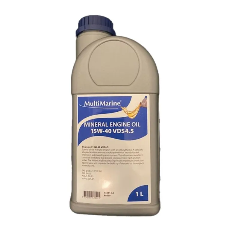 Multimarine Mineral Engine Oil 15W-40 VDS4,5 - 1 liter