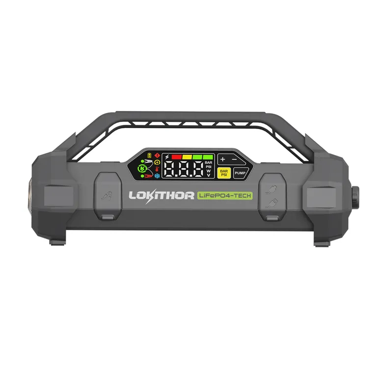 Lokithor JA3000PRO Lithium Startbooster 12V 3000A med 150 PSI luftkompressor