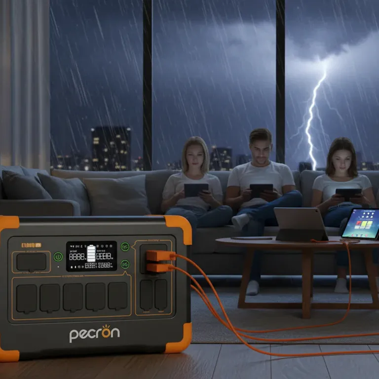 Pecron E600LFP Strømstasjon 614Wh 1200W