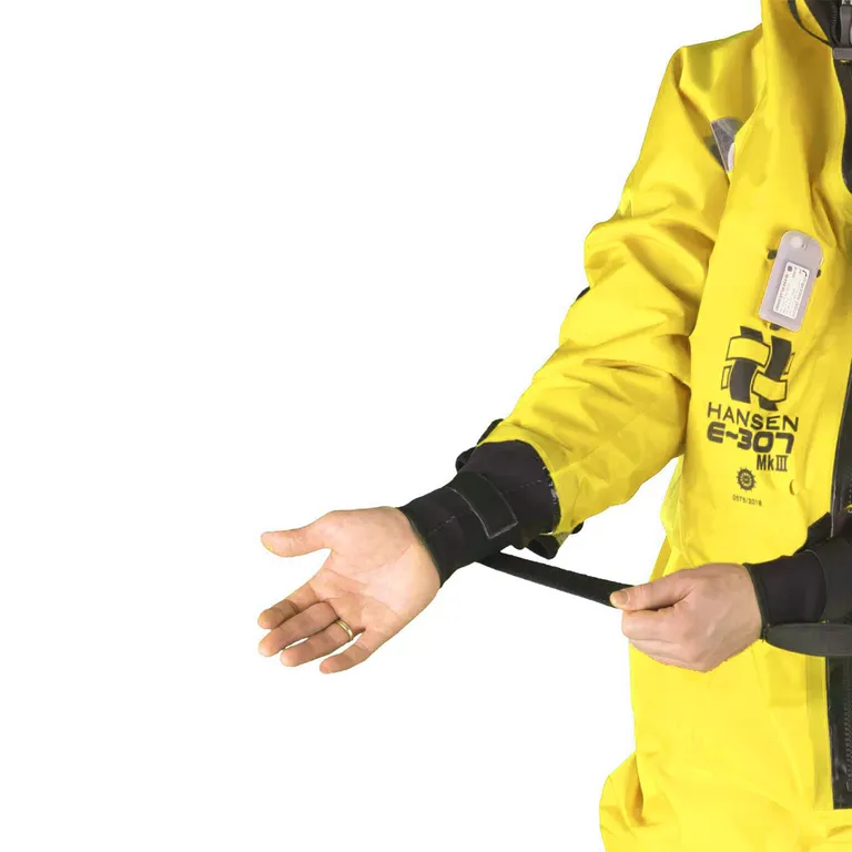 Hansen Protection E-307 MK II SOLAS-godkjent redningsdrakt (størrelse XXL)